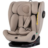 Scaun auto Chipolino Techno iGrow I-Size 40-150 cm cu sistem Isofix si sezut rotativ latte