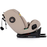 Scaun auto Chipolino Techno iGrow I-Size 40-150 cm cu sistem Isofix si sezut rotativ latte