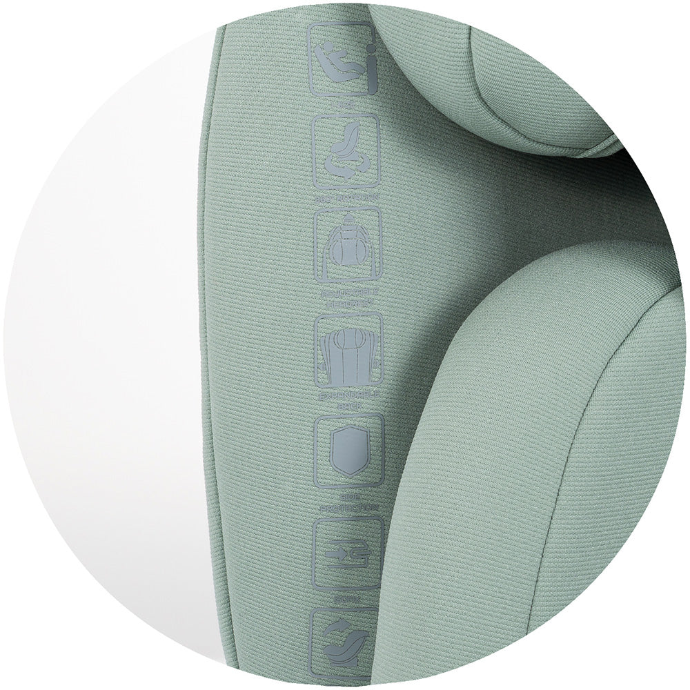 Scaun auto Chipolino Techno iGrow I-Size 40-150 cm cu sistem Isofix si sezut rotativ matcha