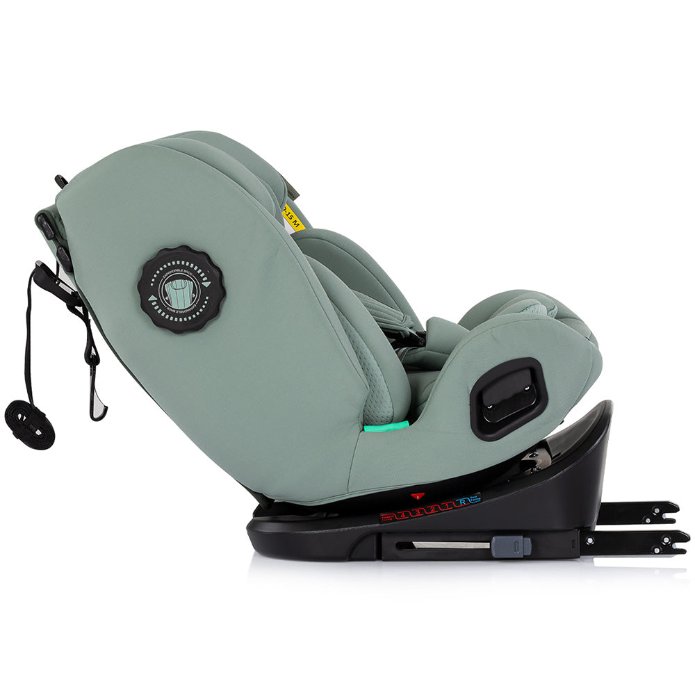 Scaun auto Chipolino Techno iGrow I-Size 40-150 cm cu sistem Isofix si sezut rotativ matcha