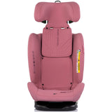 Scaun auto Chipolino Techno iGrow I-Size 40-150 cm cu sistem Isofix si sezut rotativ powder pink