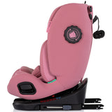 Scaun auto Chipolino Techno iGrow I-Size 40-150 cm cu sistem Isofix si sezut rotativ powder pink
