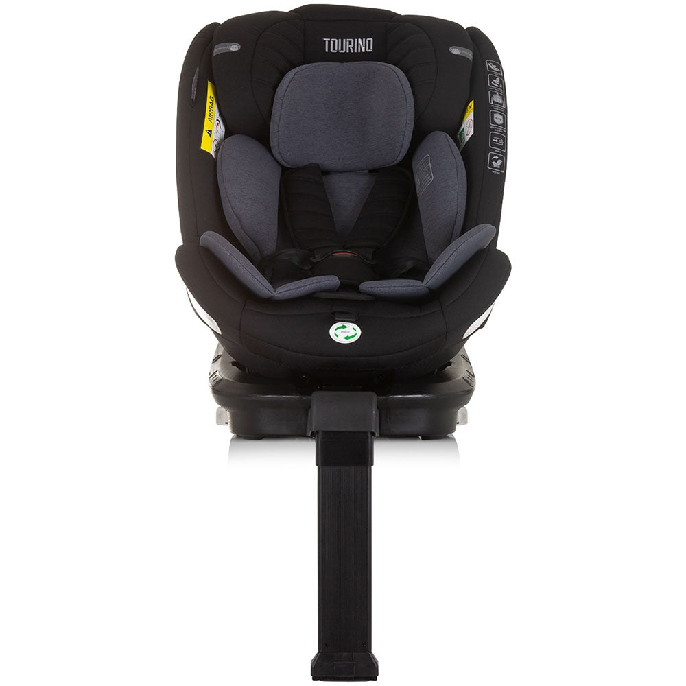 Scaun auto Chipolino Tourino I-Size 40-150 cm obsidian cu sistem Isofix