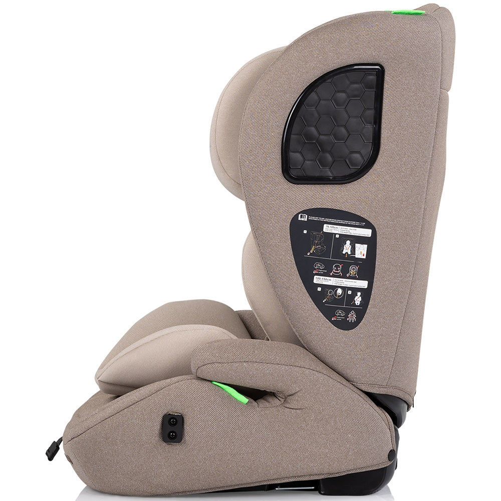 Scaun auto Chipolino Tycoon I-Size 76-150 cm tiramisu - gogobaby.ro