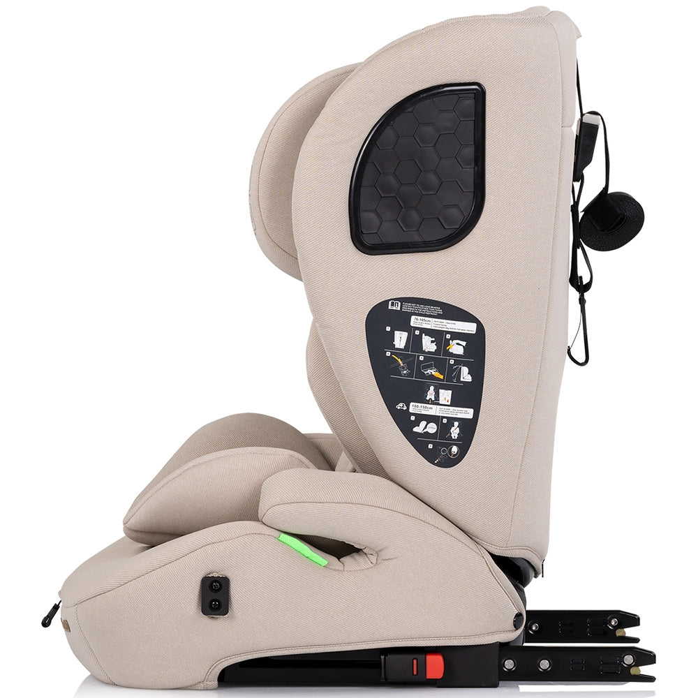 Scaun auto Chipolino Tycoon Iso I-Size 76-150 cm cu sistem Isofix tiramisu
