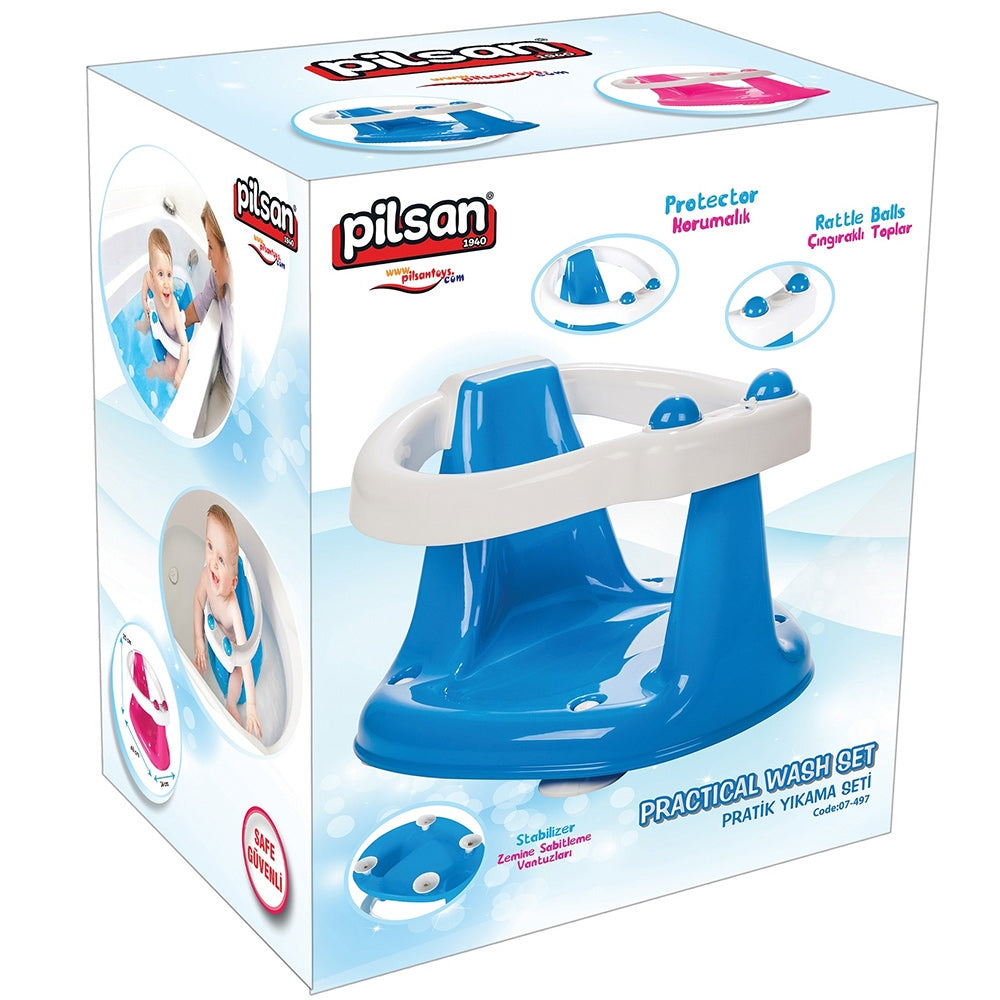 Scaun de baie Pilsan Practical Bath Set blue - gogobaby.ro