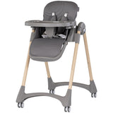 Scaun de masa Chipolino Candy Shop charcoal