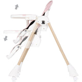 Scaun de masa Chipolino Candy Shop powder pink