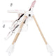 Scaun de masa Chipolino Candy Shop powder pink