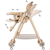 Scaun de masa Chipolino Melba 2 in 1 latte