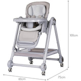 Scaun de masa Chipolino Melba 2 in 1 platinum