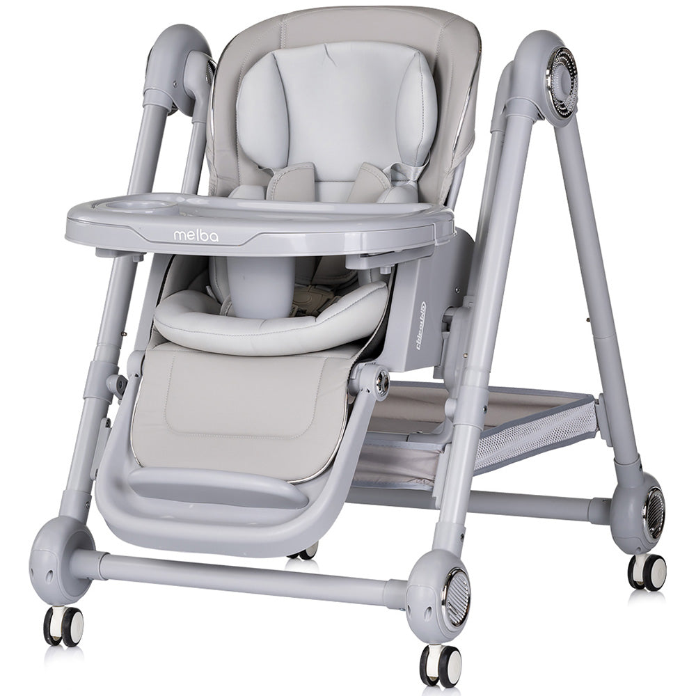 Scaun de masa Chipolino Melba 2 in 1 platinum