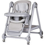 Scaun de masa Chipolino Melba 2 in 1 platinum