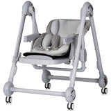 Scaun de masa Chipolino Melba 2 in 1 platinum