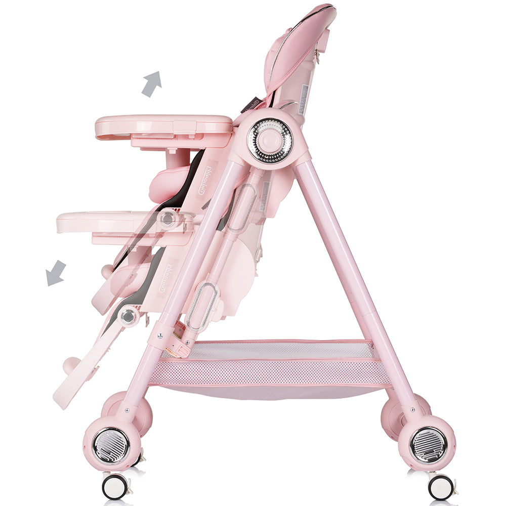 Scaun de masa Chipolino Melba 2 in 1 powder pink