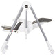 Scaun de masa Chipolino Milk Shake 2 in 1 ash grey
