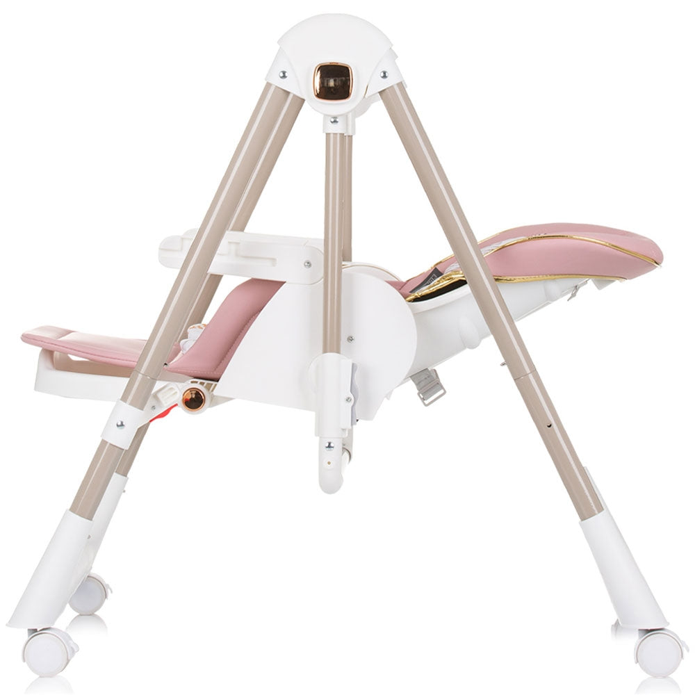 Scaun de masa Chipolino Milk Shake 2 in 1 flamingo
