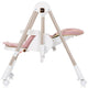 Scaun de masa Chipolino Milk Shake 2 in 1 flamingo