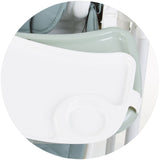Scaun de masa Chipolino Milk Shake 2 in 1 pastel green
