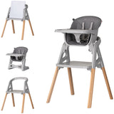 Scaun de masa Chipolino Multi 4 in 1 charcoal