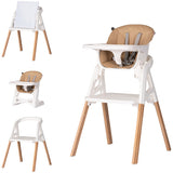 Scaun de masa Chipolino Multi 4 in 1 latte