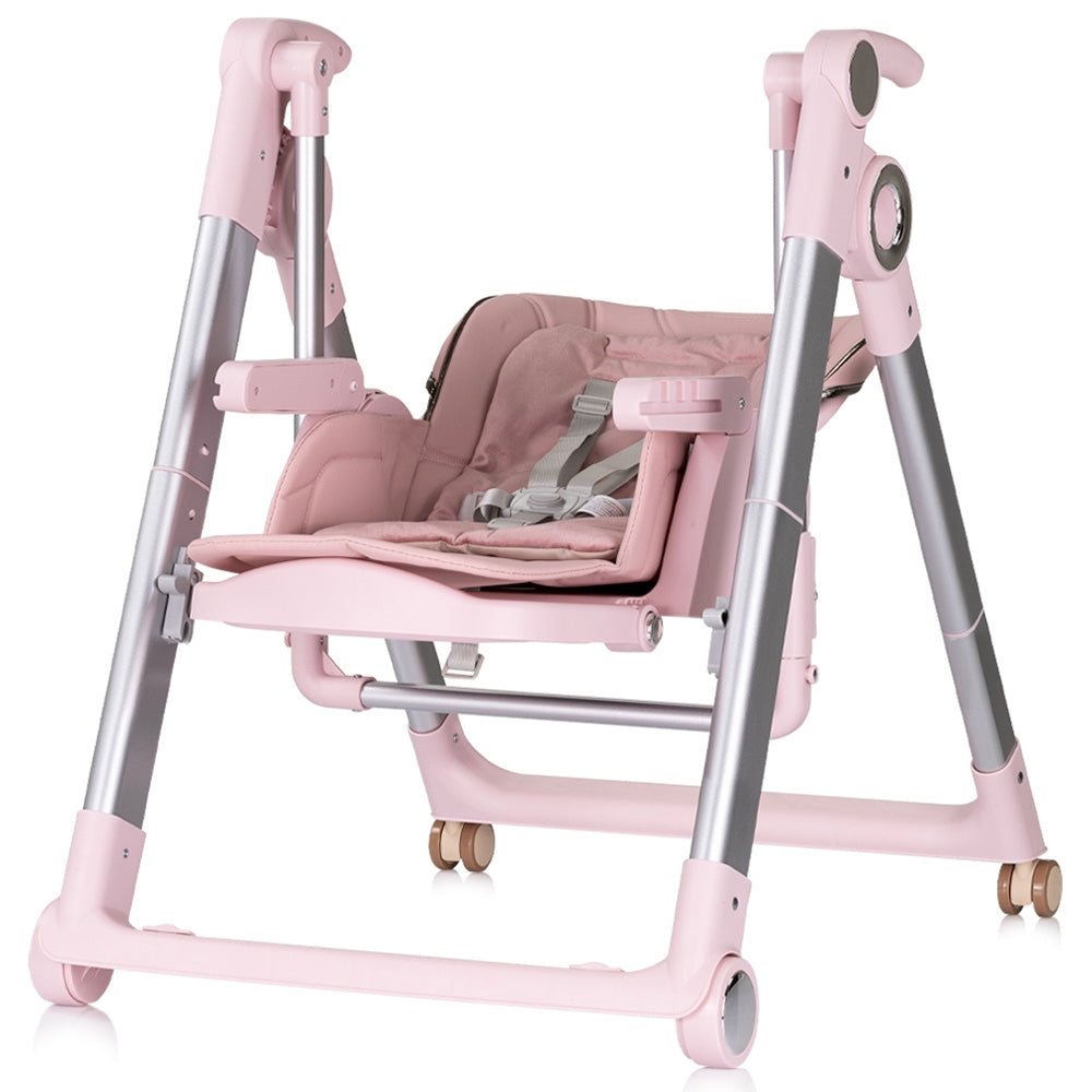 Scaun de masa Chipolino Super Chef 2 in 1 pink marshmallow