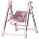 Scaun de masa Chipolino Super Chef 2 in 1 pink marshmallow