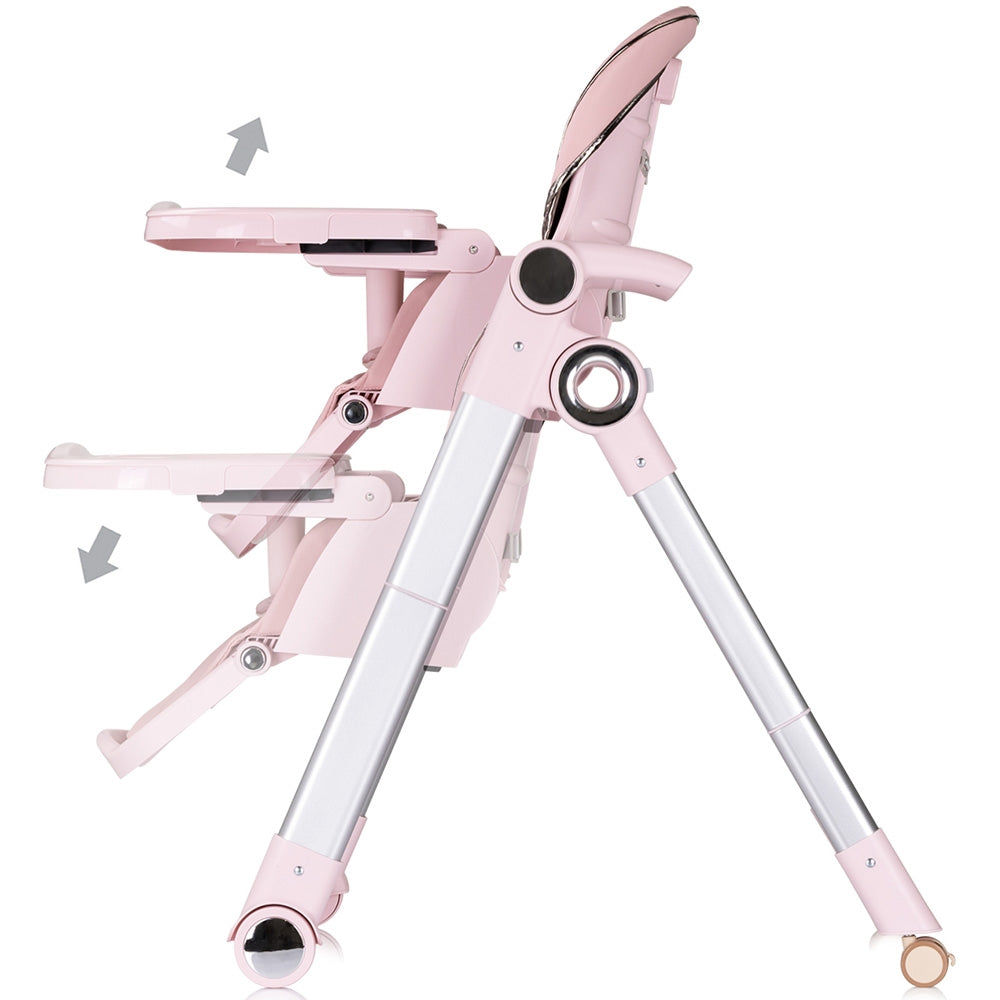 Scaun de masa Chipolino Super Chef 2 in 1 pink marshmallow