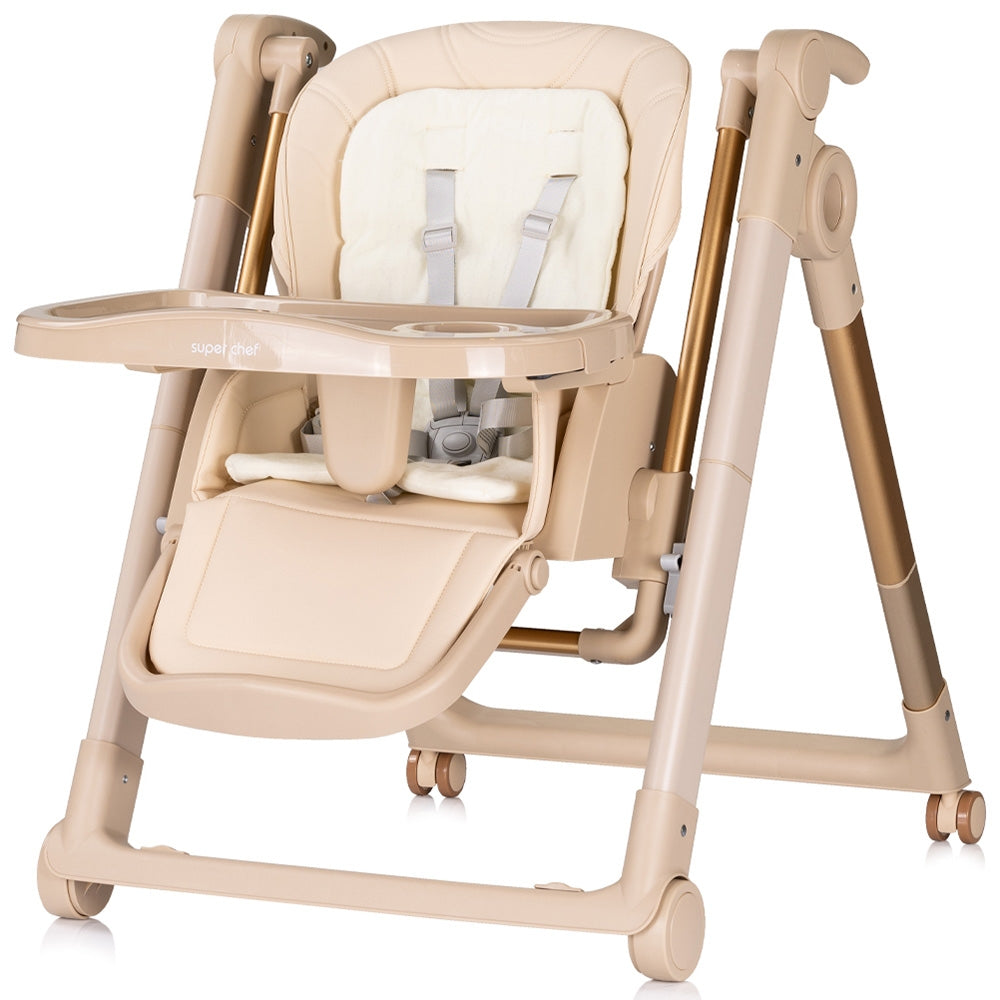 Scaun de masa Chipolino Super Chef 2 in 1 tiramisu