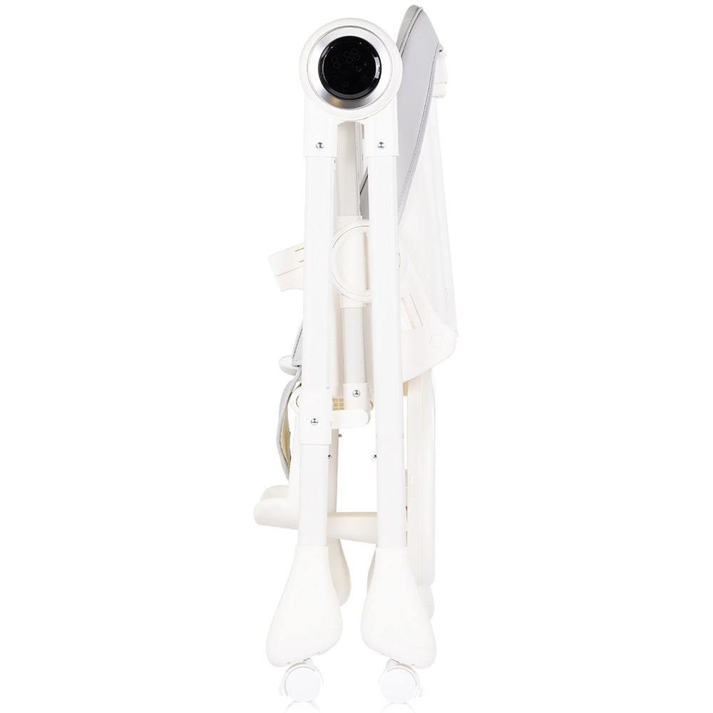 Scaun de masa si leagan electric Chipolino Master Class 2 in 1 cashmere