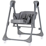 Scaun de masa si leagan electric Chipolino Master Class 2 in 1 charcoal