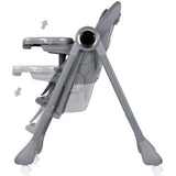 Scaun de masa si leagan electric Chipolino Master Class 2 in 1 charcoal