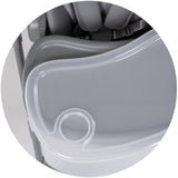 Scaun de masa si leagan electric Chipolino Master Class 2 in 1 charcoal