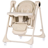 Scaun de masa si leagan electric Chipolino Master Class 2 in 1 latte
