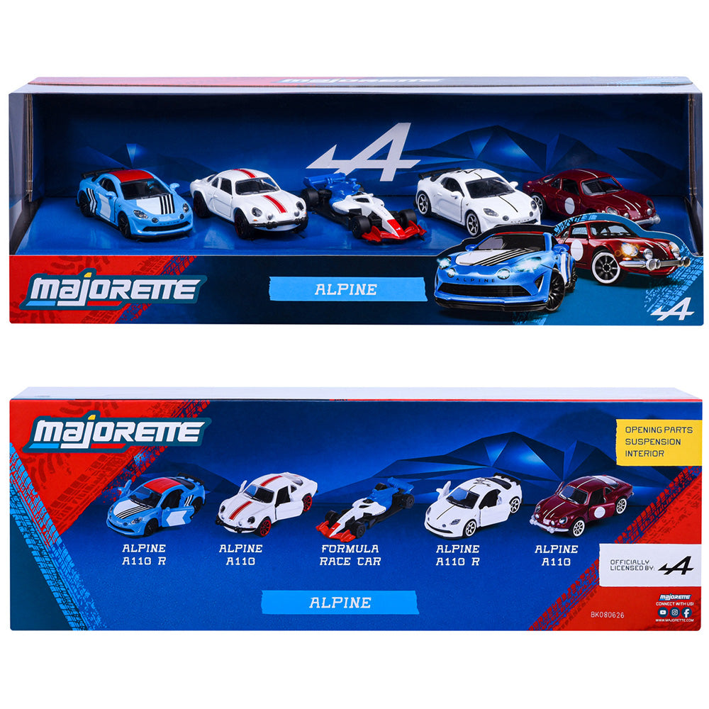 Set Majorette Alpine cu 5 masinute