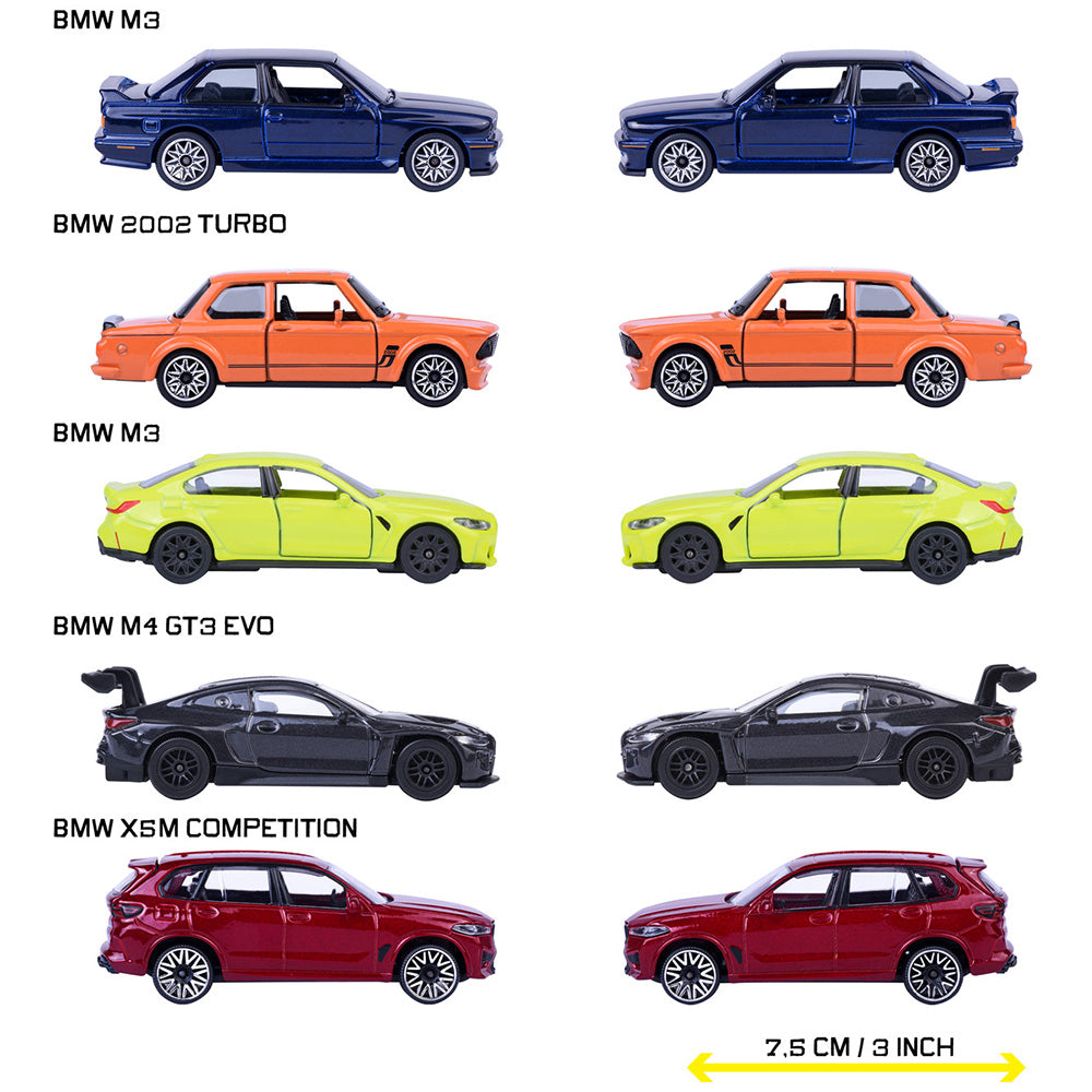 Set Majorette BMW cu 5 masinute