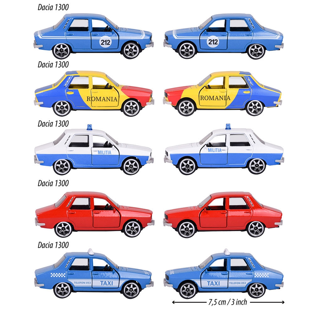 Set Majorette Dacia 1300 cu 5 masinute