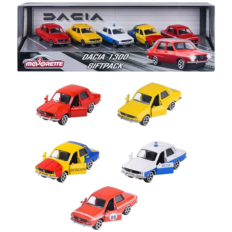 Set Majorette Dacia 1300 cu 5 masinute - gogobaby.ro