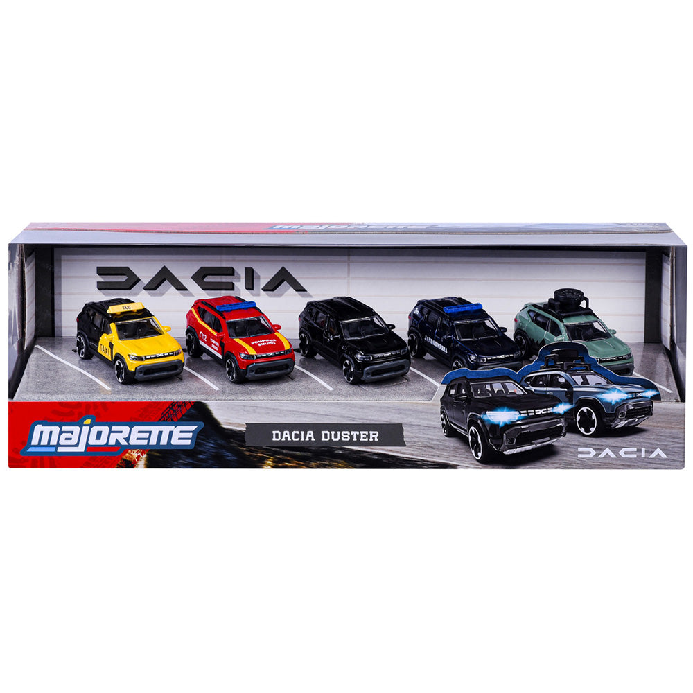 Set Majorette Dacia Duster cu 5 masinute