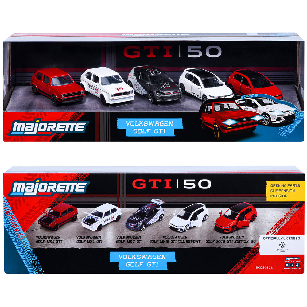 Set Majorette Golf GTI cu 5 masinute