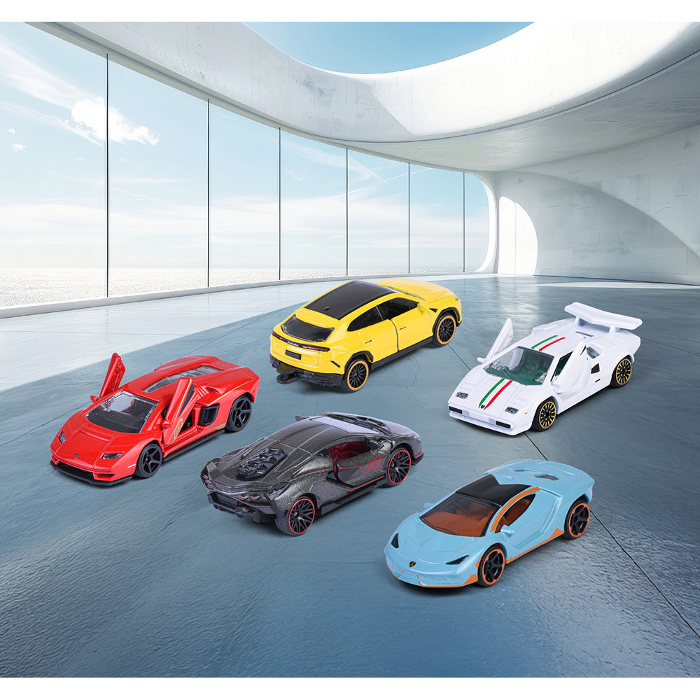 Set Majorette Lamborghini cu 5 masinute