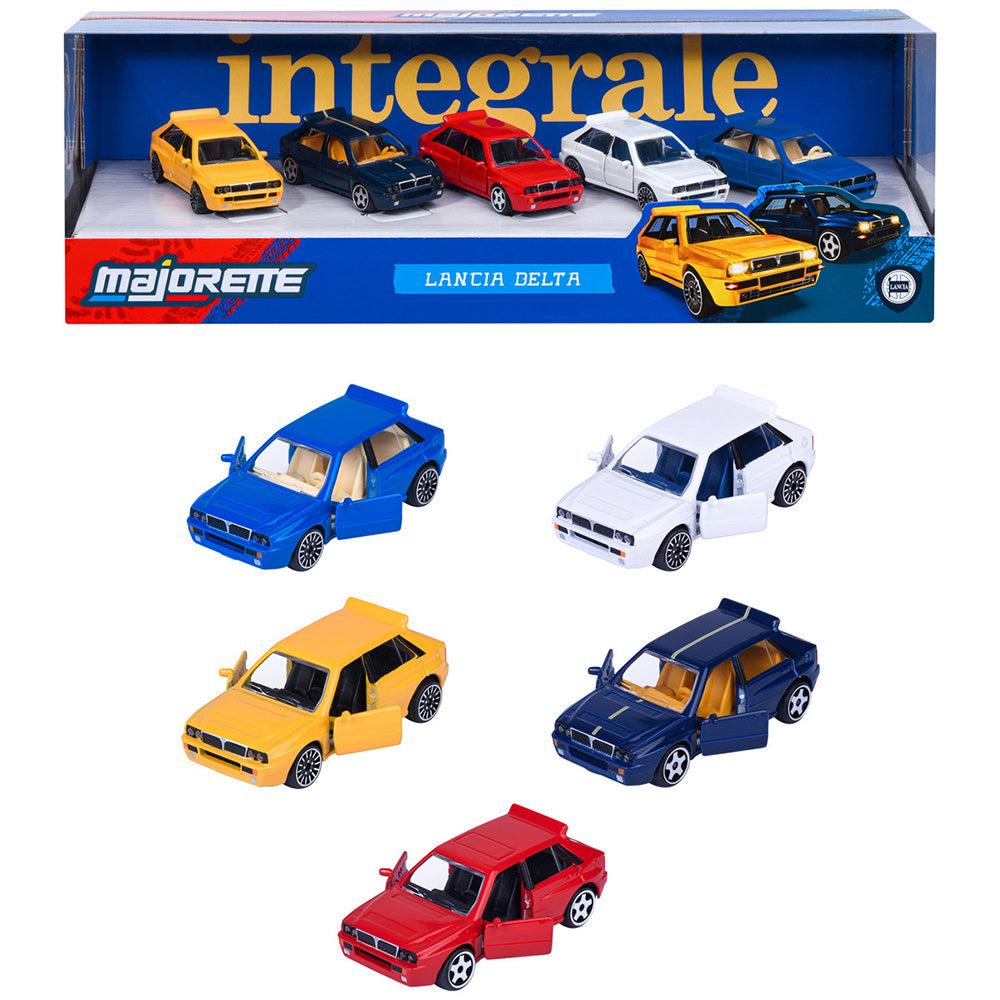 Set Majorette Lancia Delta cu 5 masinute