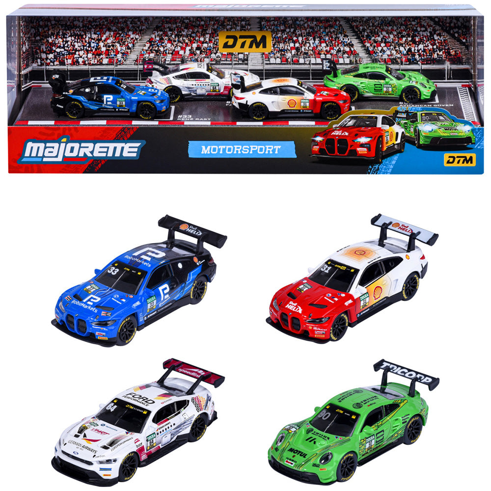 Set Majorette Motorsport DTM cu 4 masinute