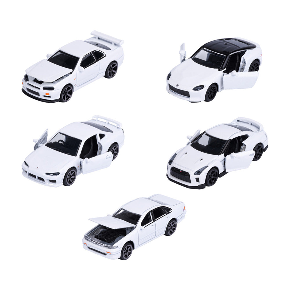 Set Majorette Nissan cu 5 masinute