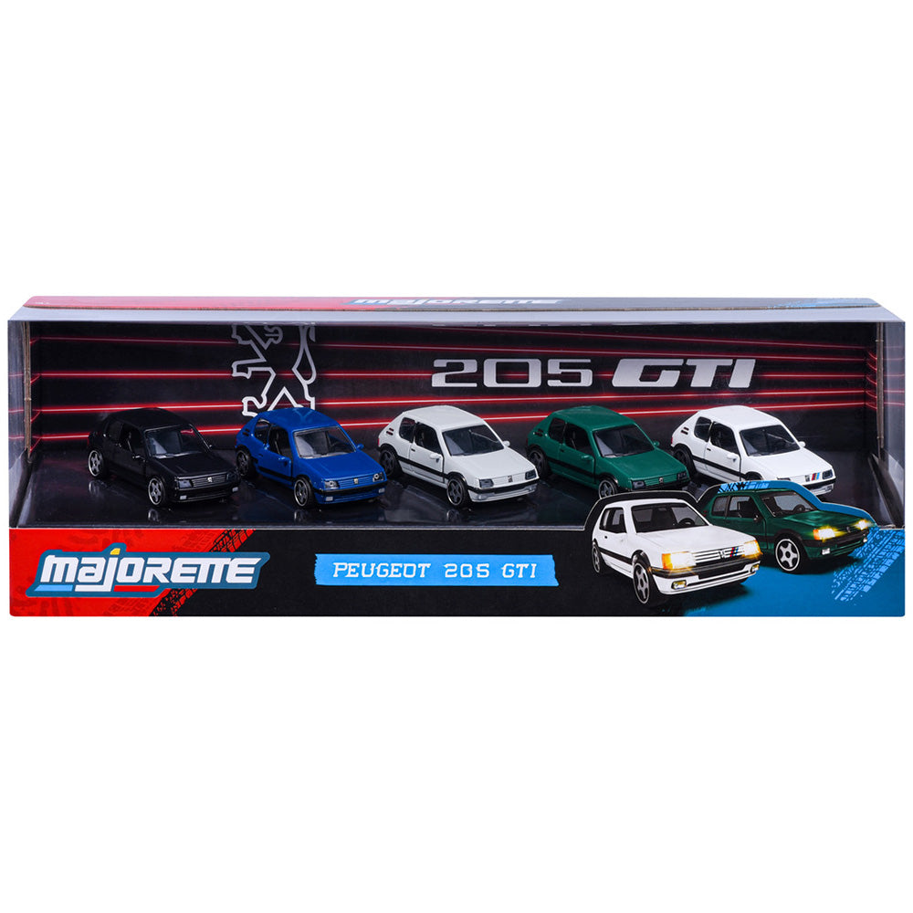 Set Majorette Peugeot 205 GTI cu 5 masinute