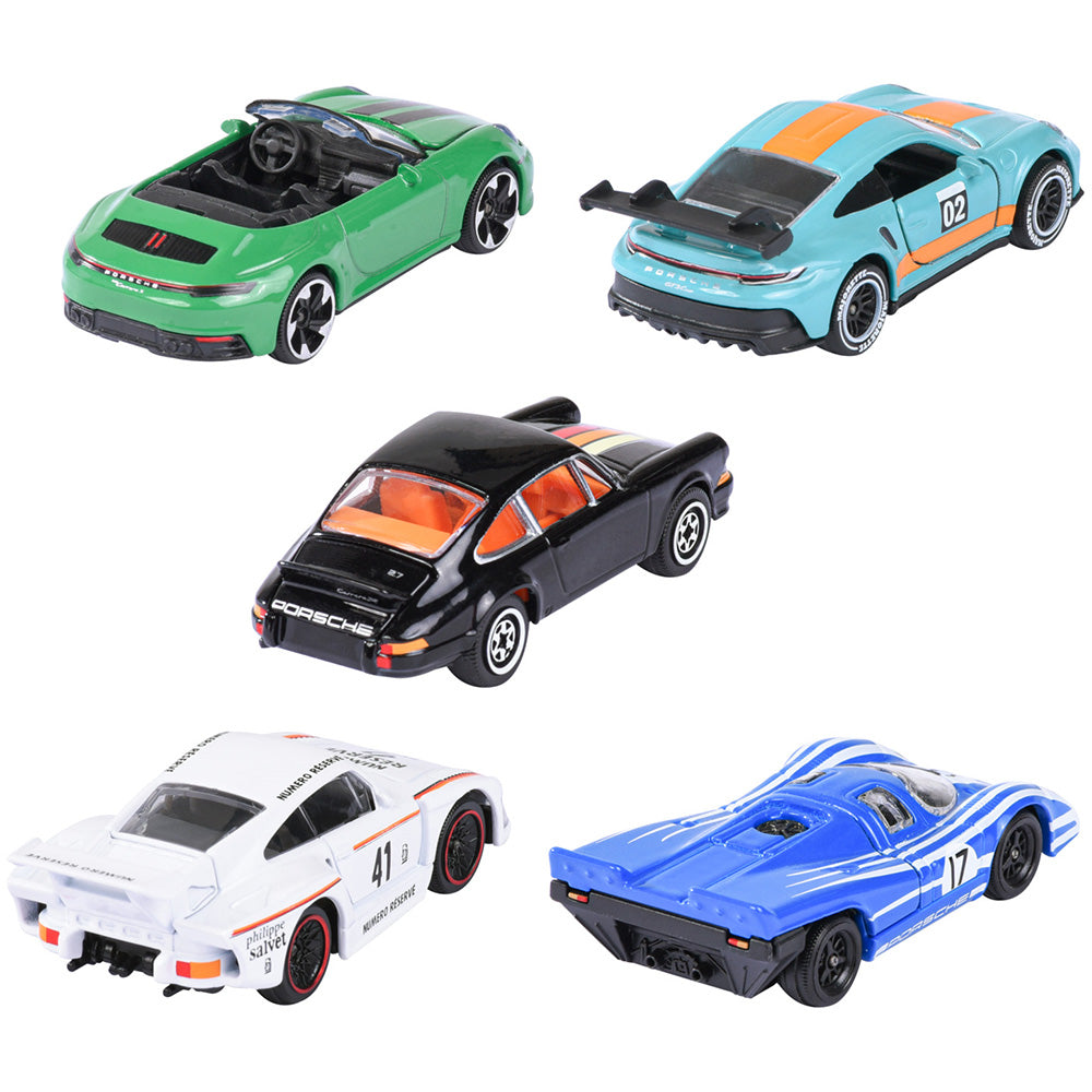 Set Majorette Porsche cu 5 masinute