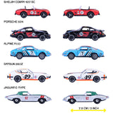 Set Majorette Vintage Racing cu 5 masinute