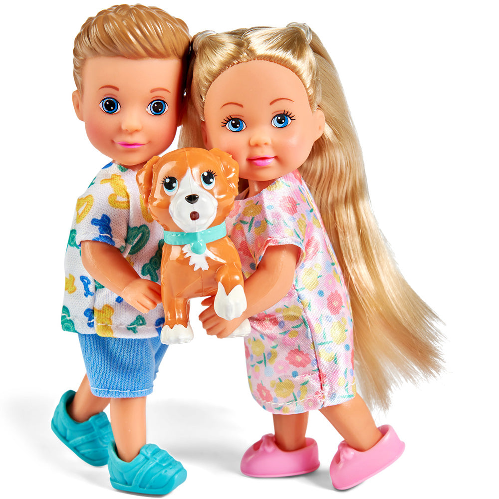 Set Simba Steffi Love Family Walk cu 3 papusi si 2 accesorii