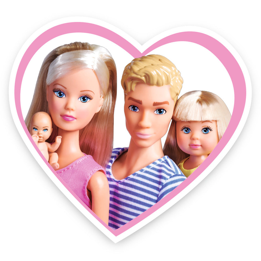 Set Simba Steffi Love Happy Family cu 4 papusi si 11 accesorii