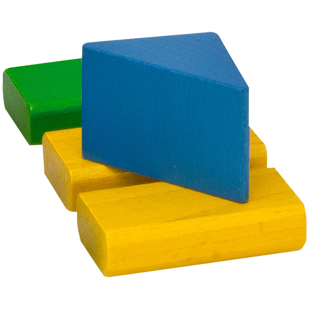 Set constructie Eichhorn Colored Wooden Blocks 100 piese